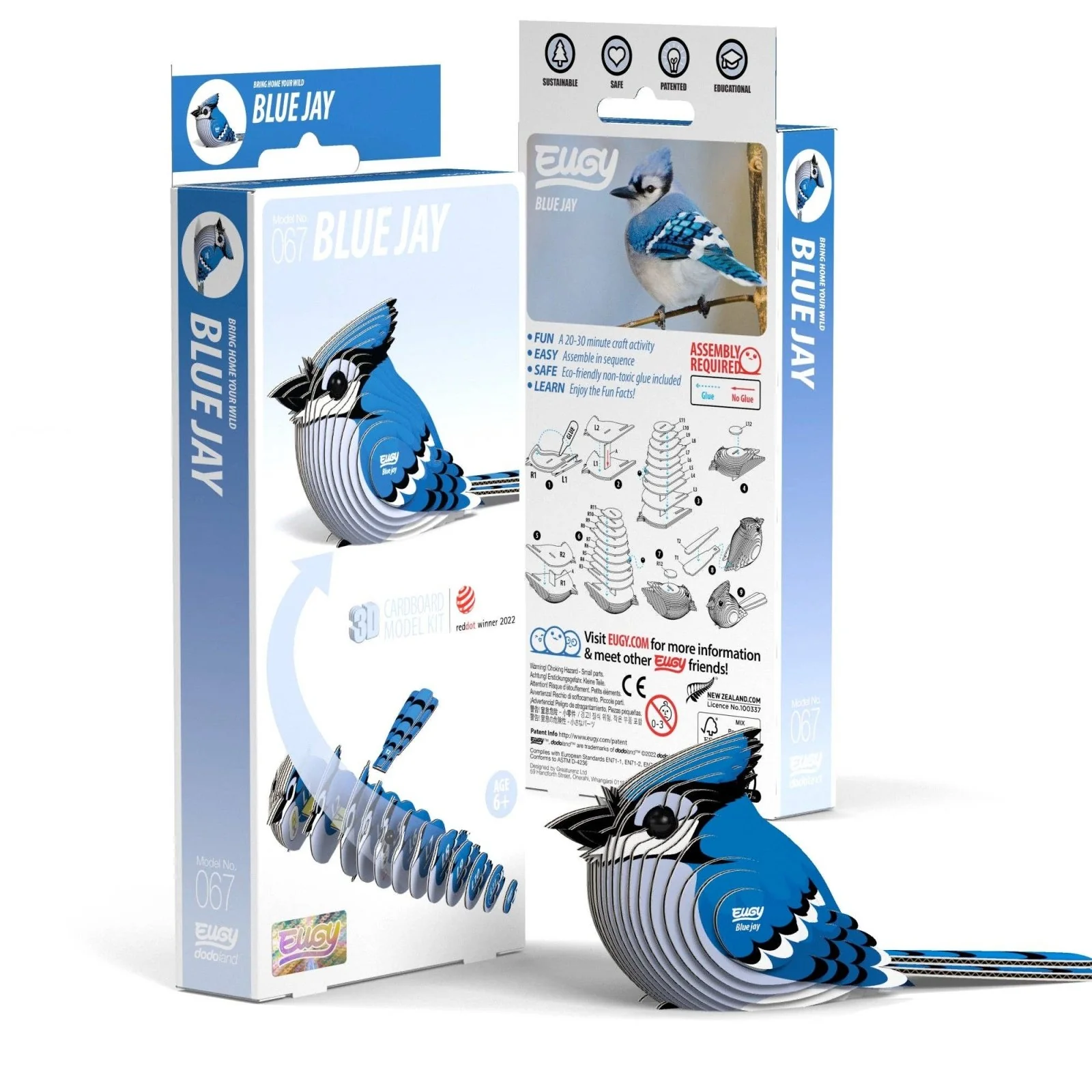 3D Blue Jay Puzzle