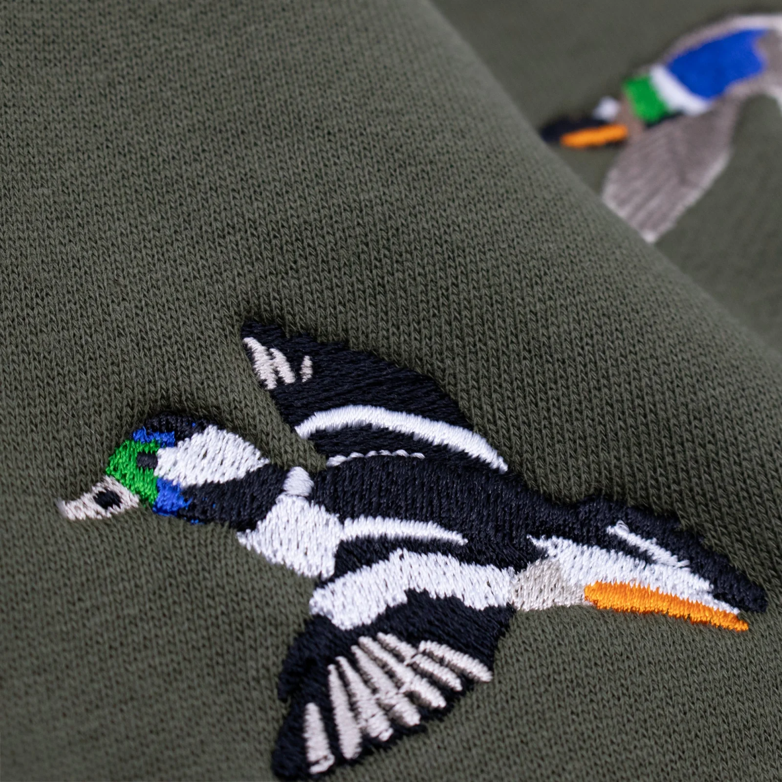 Ducks Embroidered Sweatshirt - Image 2